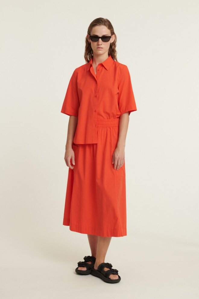 BLUSE SILJE SS SHIRT GRENADINE