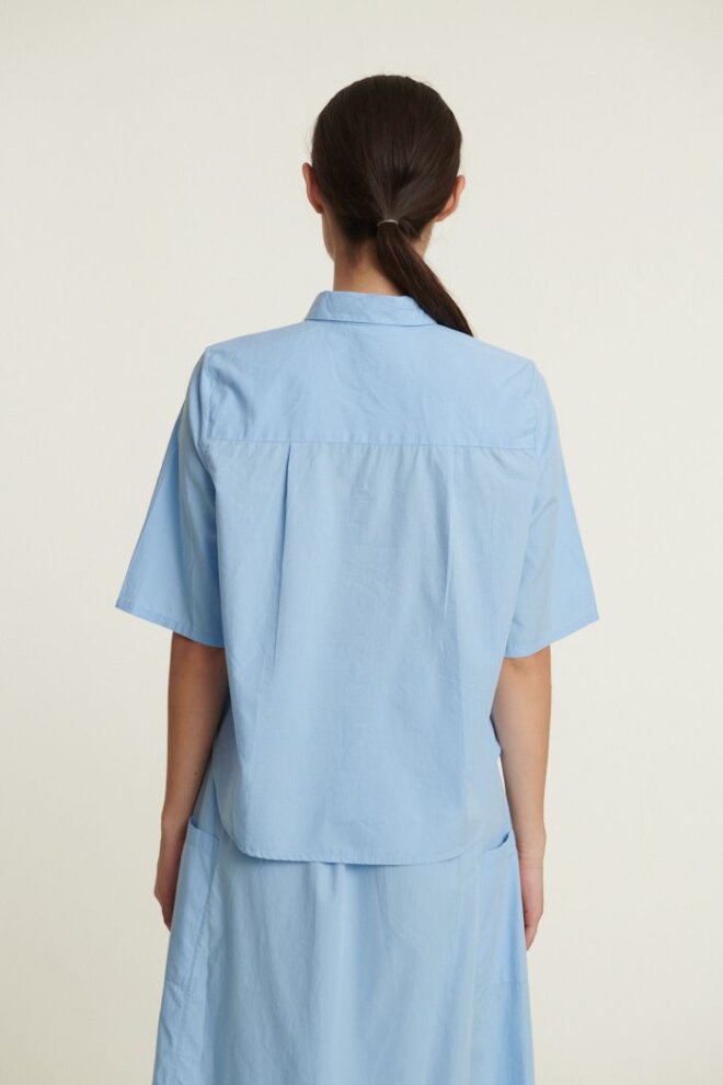 BLUSE SILJE SS SHIRT FROZEN FJORD