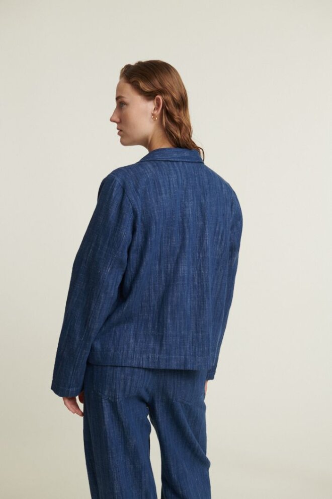 JACKE JEN SHORT JACKET MID BLUE