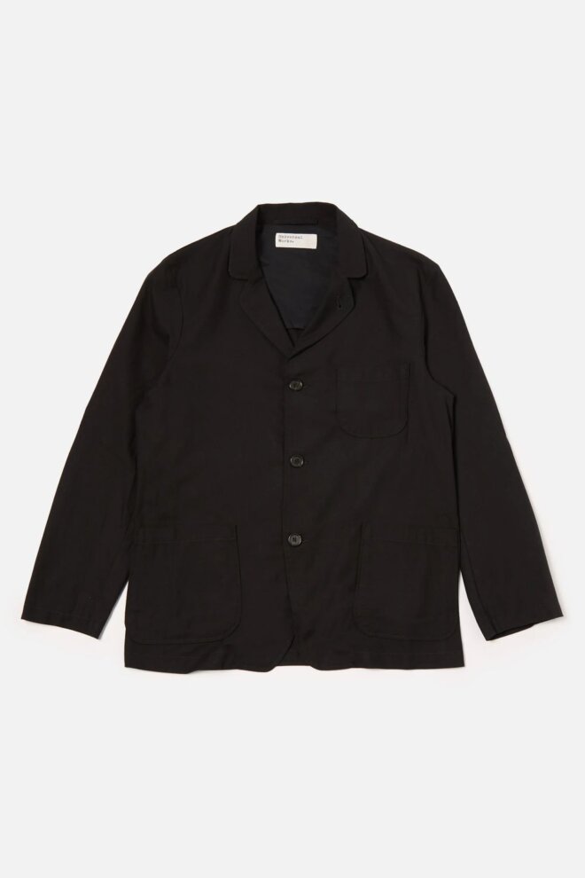 SAKKO 32541 THREE BUTTON BLACK