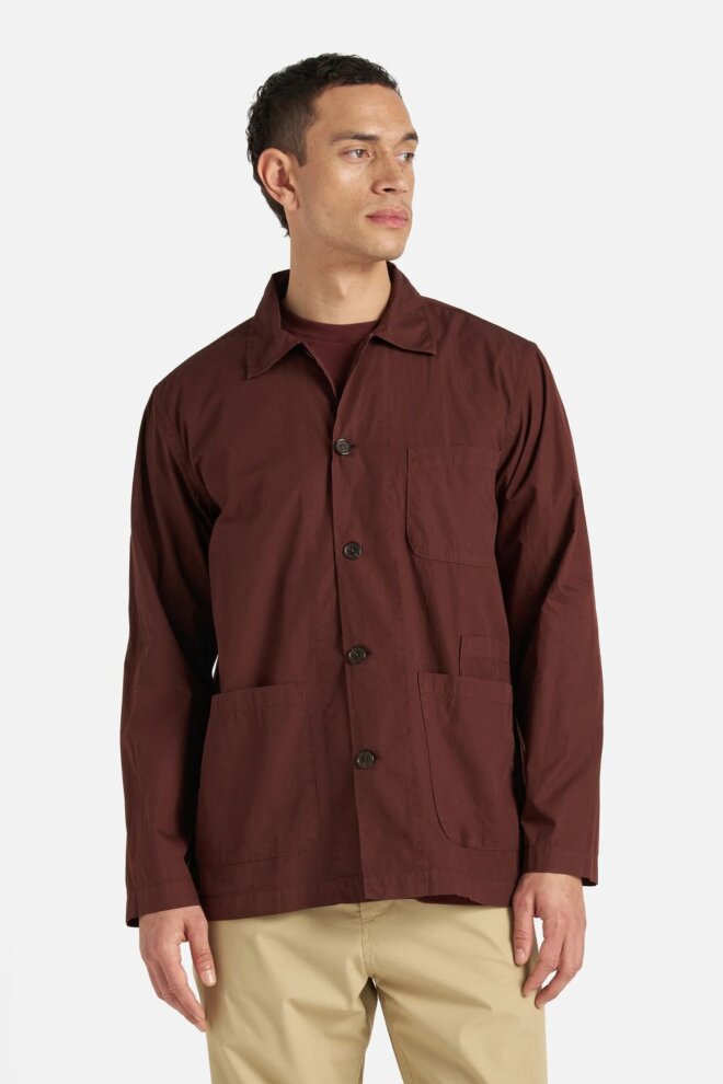 JACKE 32678 BAKERS OVERSHIRT RICH BROWN