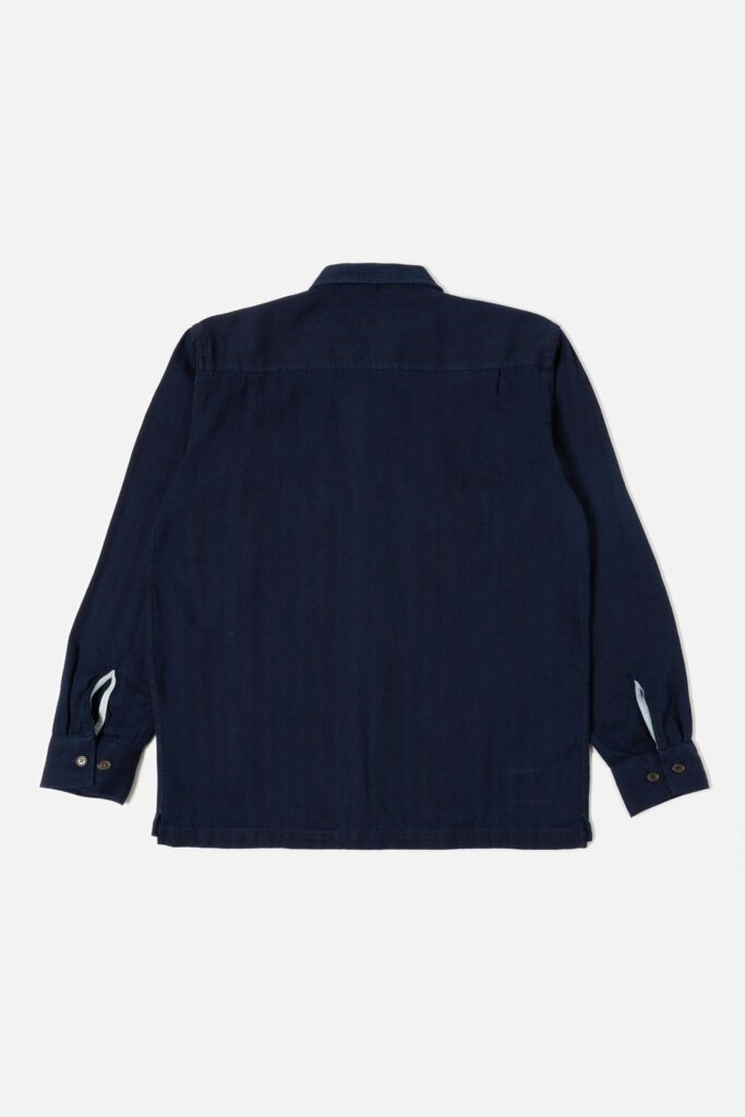HEMD 32660 L/S UTILITY INDIGO