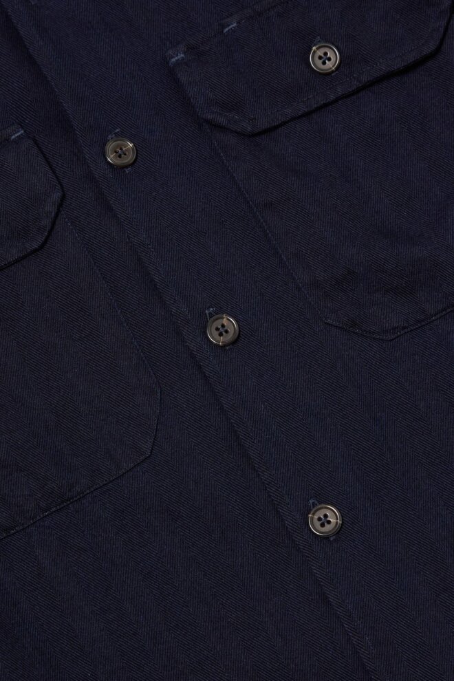 HEMD 32660 L/S UTILITY INDIGO