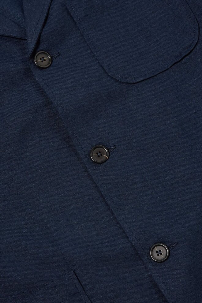 SAKKO 32610 THREE BUTTON LORD NAVY
