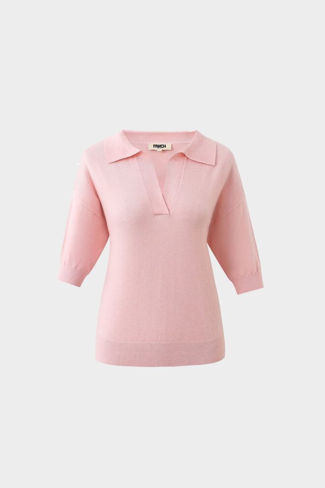 SHIRT PLUME ROSE PALE