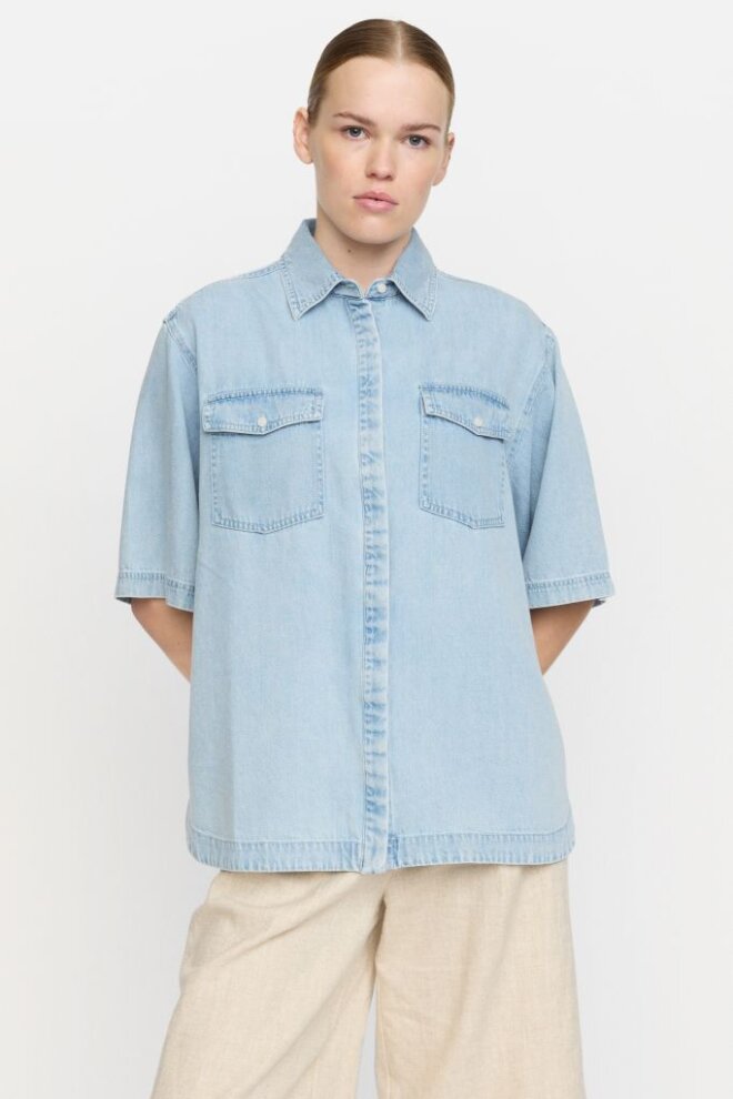 BLUSE SRRIVIERA SHIRT LIGHT WASH