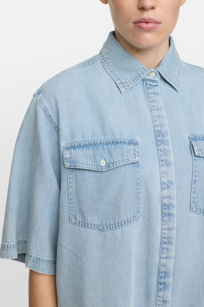 BLUSE SRRIVIERA SHIRT LIGHT WASH