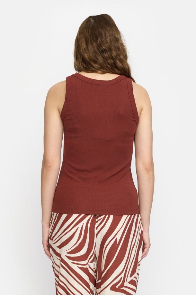SHIRT SRFENJA TANK TOP BRANDY BROWN
