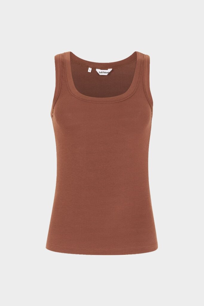 SHIRT SRFENJA TANK TOP BRANDY BROWN