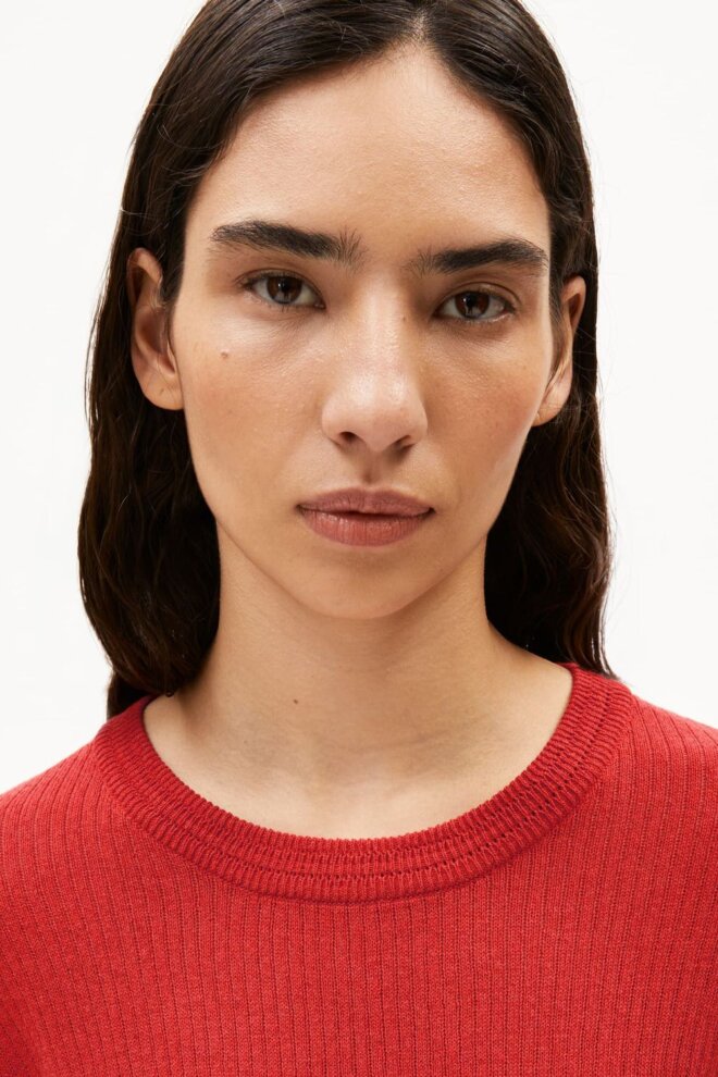 SHIRT 30007193 LIZAA LINO 3143 CORAL BLUS