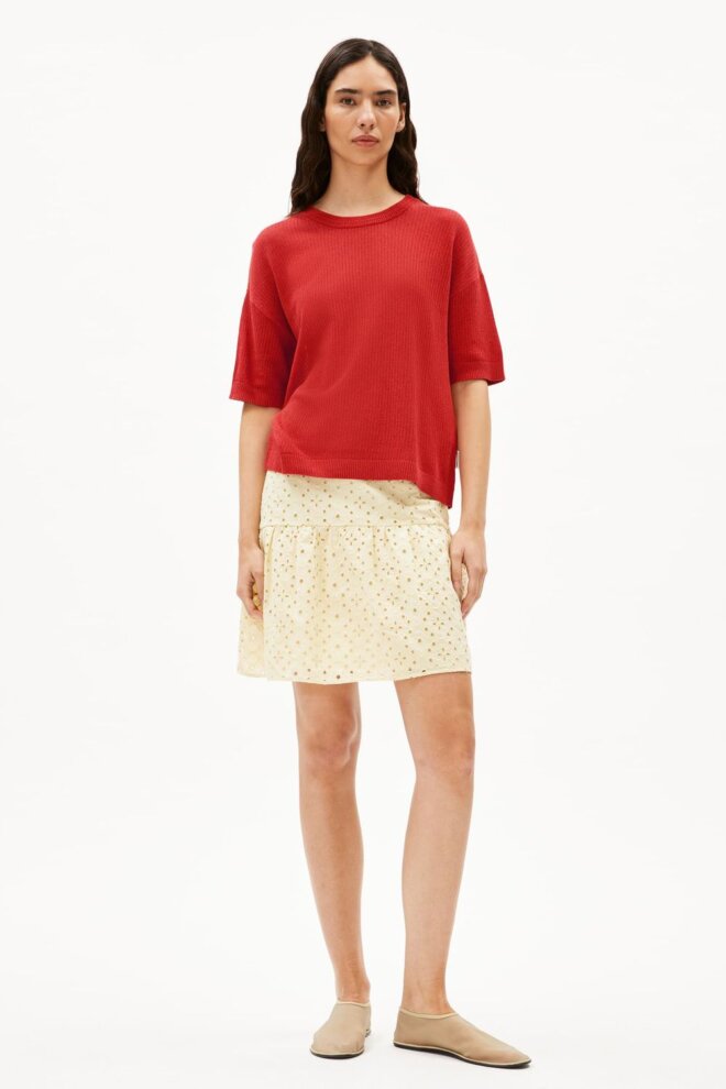 SHIRT 30007193 LIZAA LINO 3143 CORAL BLUS