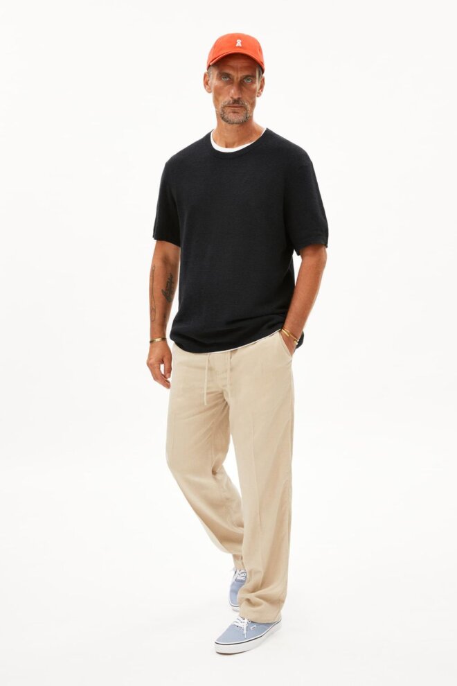 SHIRT 30007244 ERWAAN LINO 105 BLACK