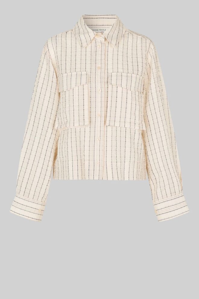 BLUSE ESTERS POCKET SHIRT COCONUT