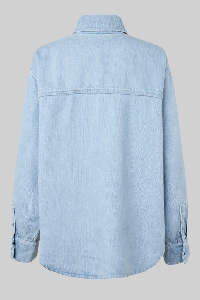 BLUSE IRVIN DENIM SHIRT LIGHT BLUE DENIM