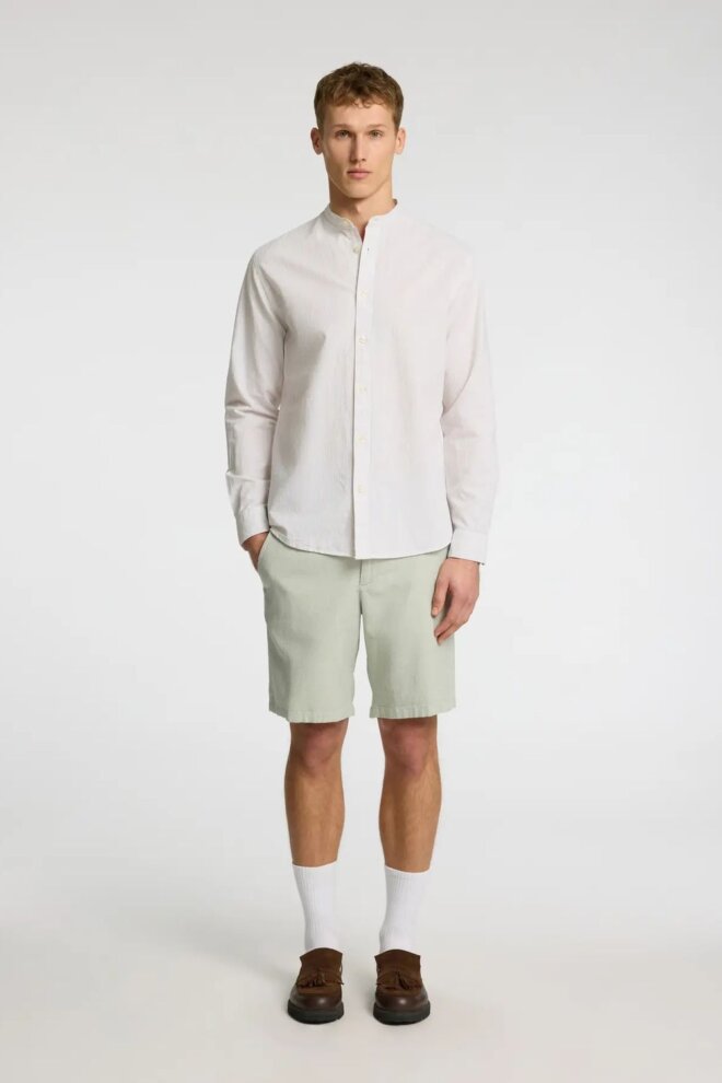 HEMD 16079054 SLHREGSUN BAND CASHMERE ST