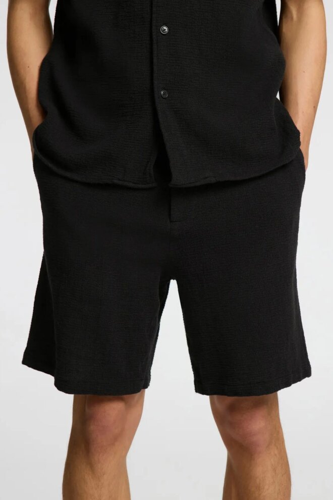 SHORT 16091289 SLHREGSAL SHORTS BLACK