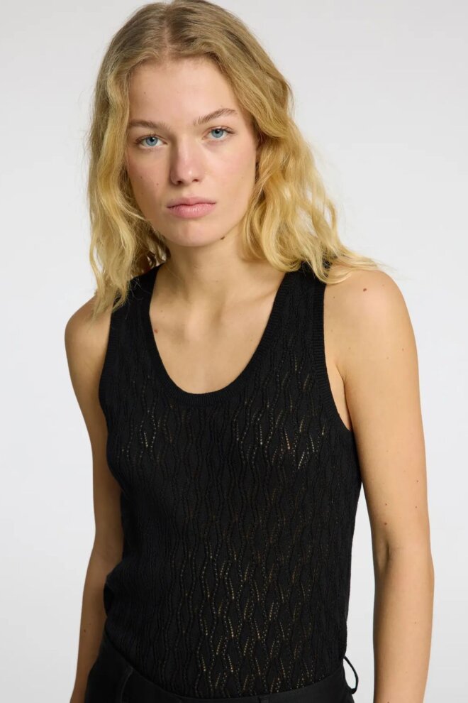 PULLOVER 16096822 SLFAGNY SL BLACK