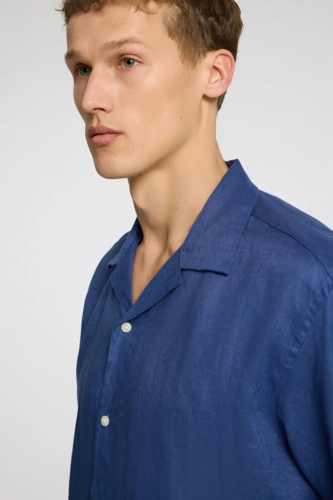 HEMD 16096908 SLHRLXKYLIAN LINEN OCEANA