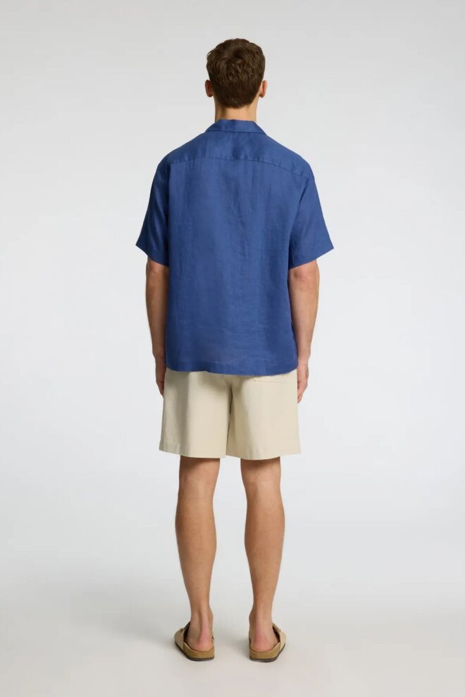 HEMD 16096908 SLHRLXKYLIAN LINEN OCEANA