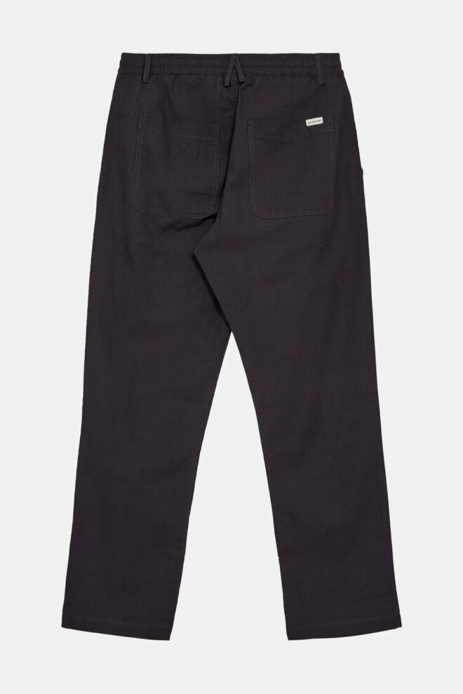 HOSE AKJAN COT/LINEN ELA PANTS DARK GREY
