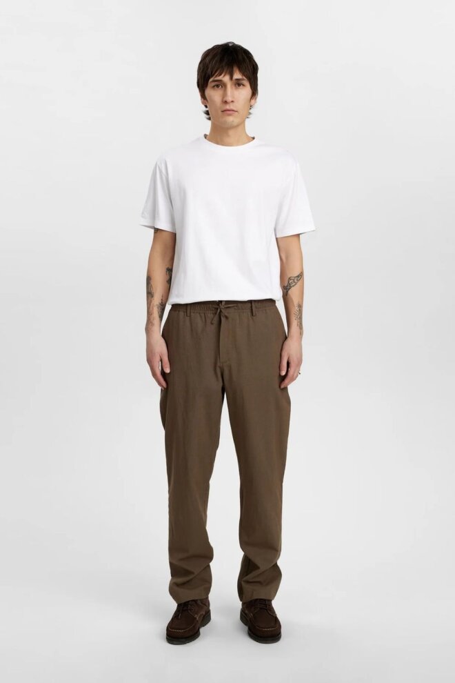 HOSE AKJAN COT/LINEN ELA PANTS CUB