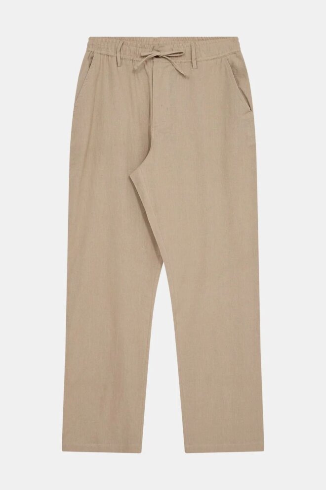 HOSE AKJAN COT/LINEN ELA PANTS FEATHER