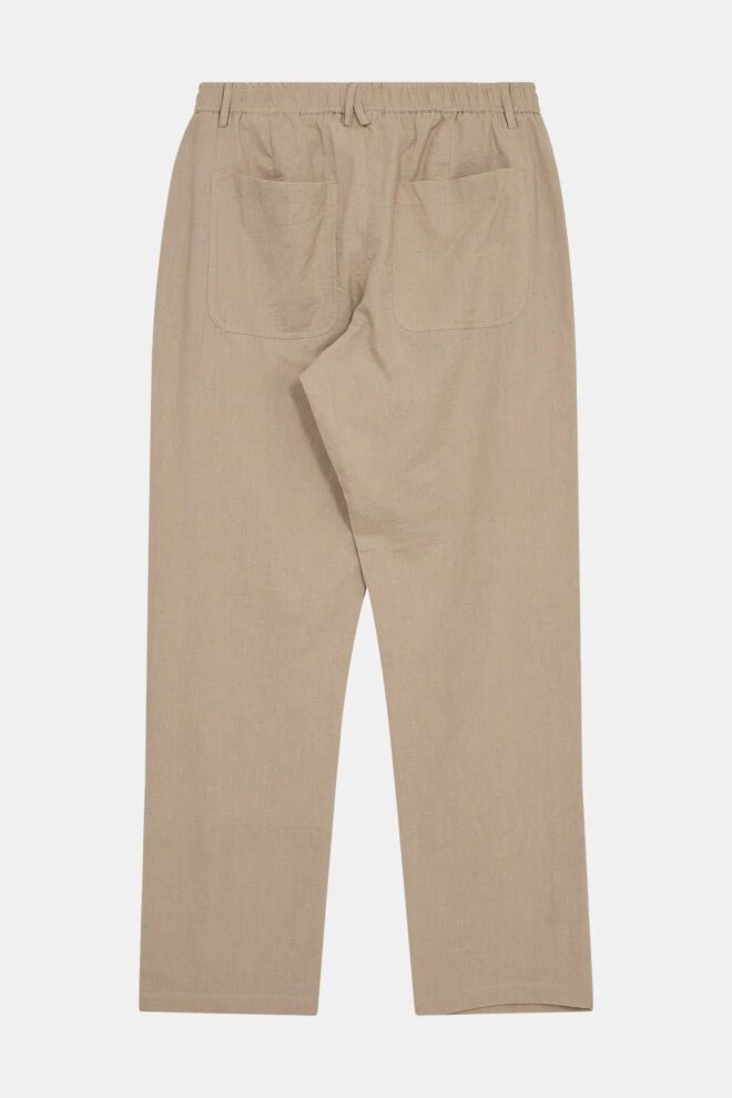 HOSE AKJAN COT/LINEN ELA PANTS FEATHER