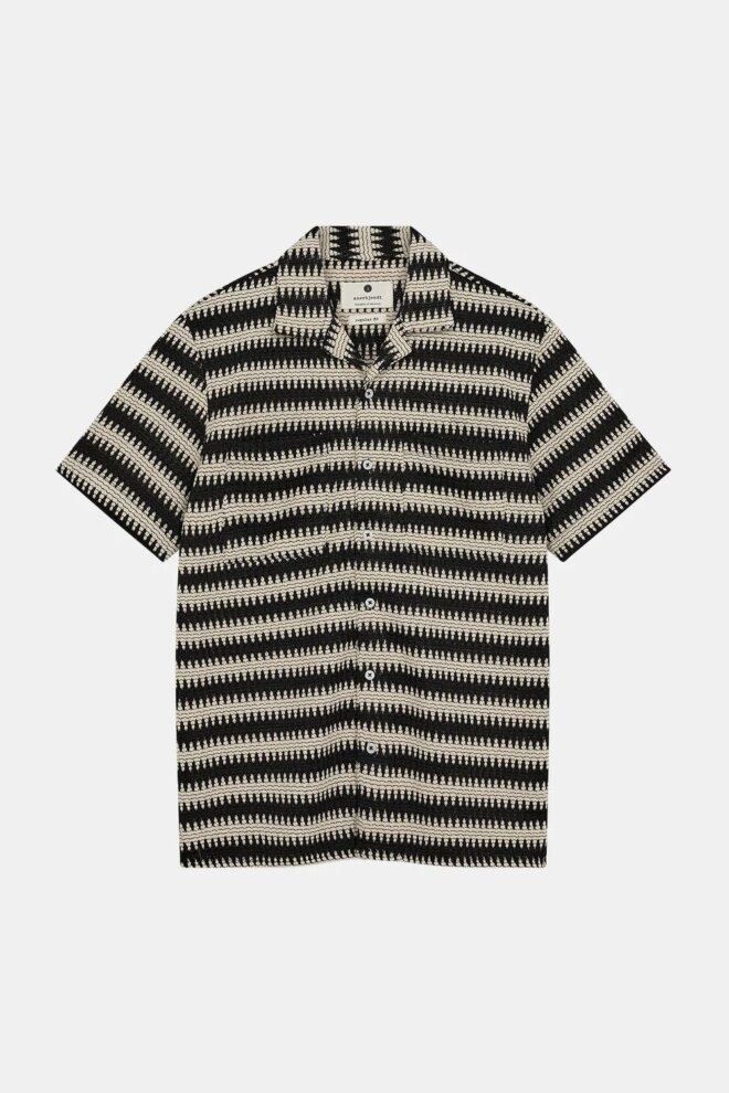 HEMD AKKURT STRUC STRIPE S/S TOFU