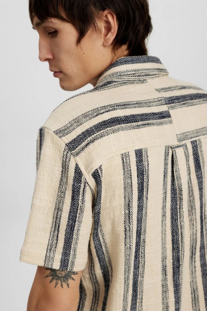 HEMD AKLEON STRUCTURE S/S TOFU