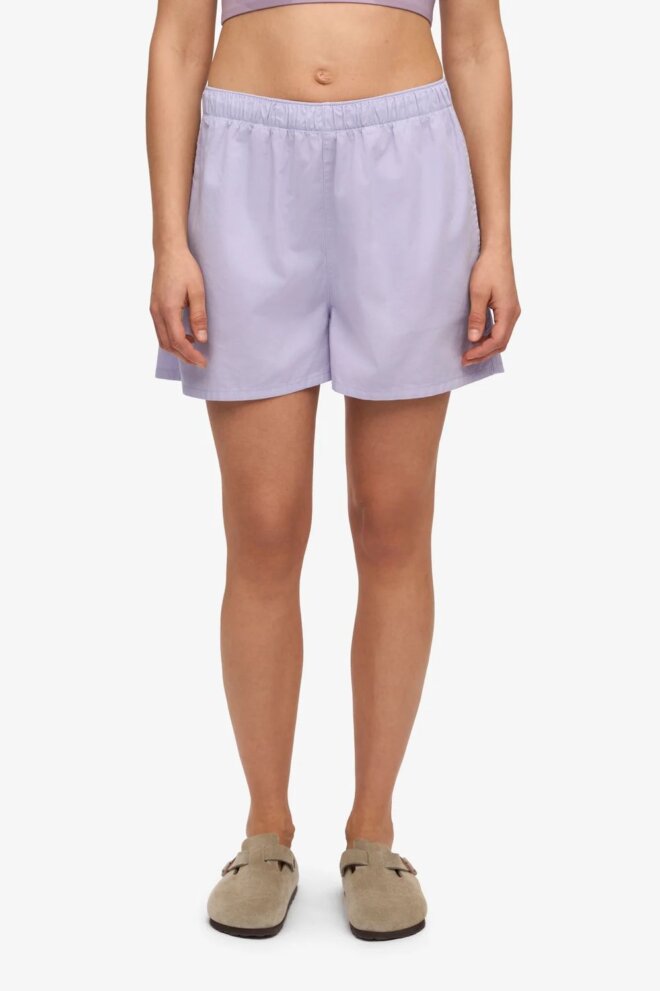 SHORTS WOMEN ORGANIC TWILL SHORTS SOFT LAV