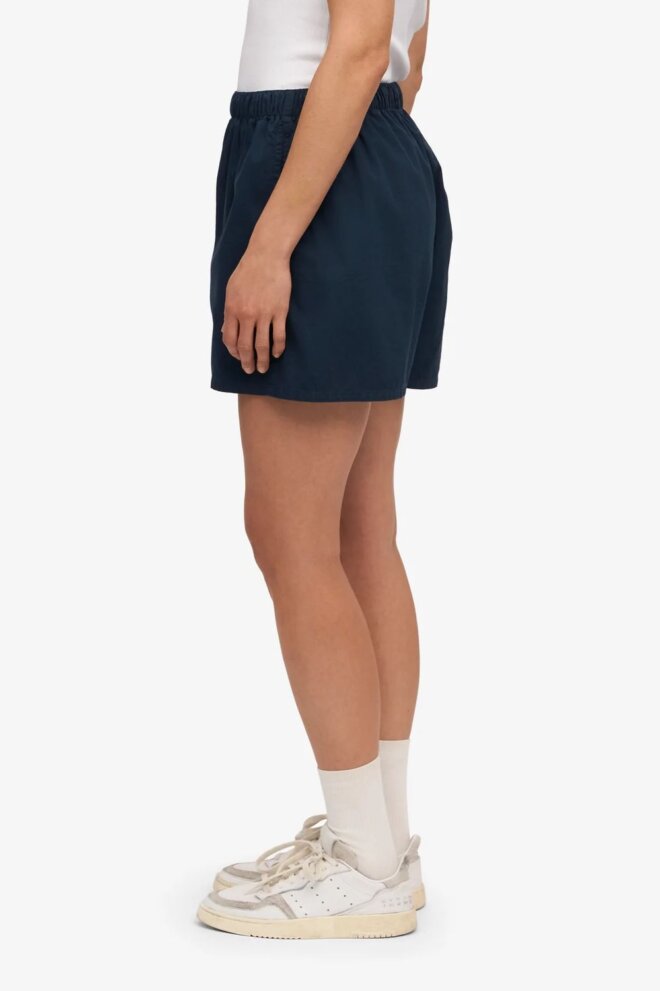 SHORTS WOMEN ORGANIC TWILL SHORTS NAVY BLU