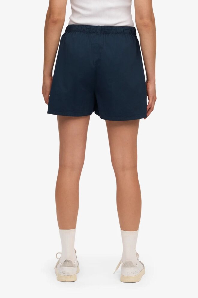 SHORTS WOMEN ORGANIC TWILL SHORTS NAVY BLU