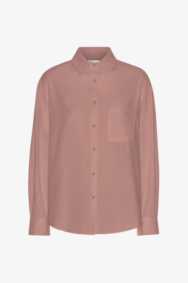 BLUSE ORGANIC OVERSIZED SHIRT ROSEWOOD MI