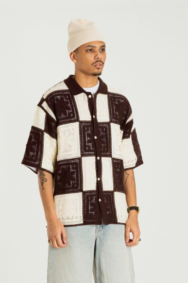 POLO WBBANKS CROCHET BROWN