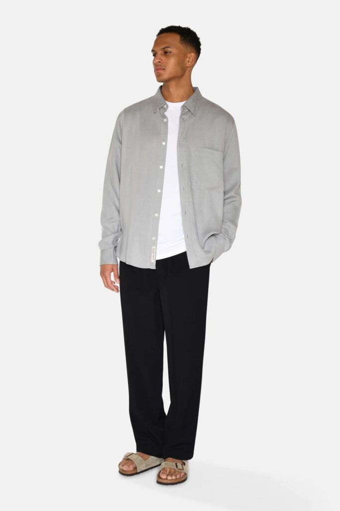 HEMD PEDRO SHIRT 3859 LIGHT GREY