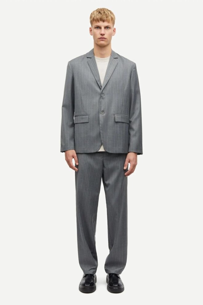 SAKKO SACHO BLAZER JACKET 15438 GREY PINS