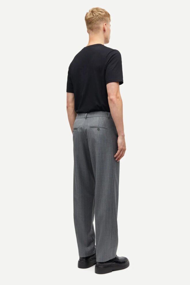HOSE SANOAH TROUSERS 15438 GREY PINSTRIP