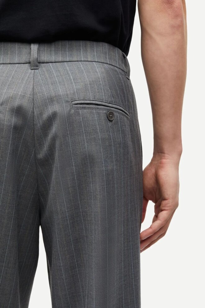 HOSE SANOAH TROUSERS 15438 GREY PINSTRIP