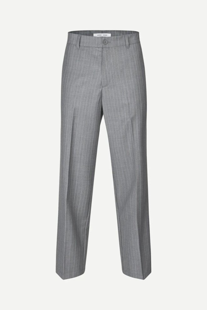 HOSE SANOAH TROUSERS 15438 GREY PINSTRIP