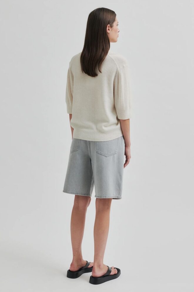 POLO VILENA KNIT SS WHITE ALYSSUM