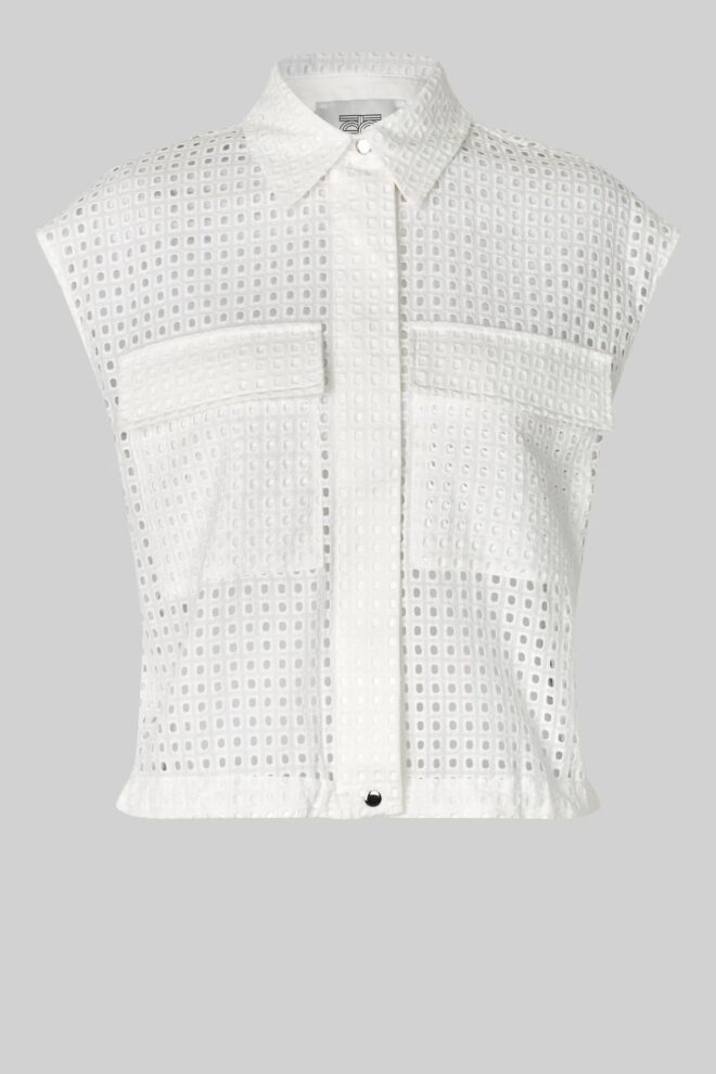 BLUSE VILLA WAISTCOAT WHITE
