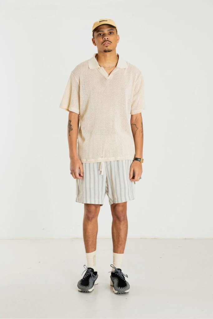 POLO WBMOUL MESH POLO OFF WHITE