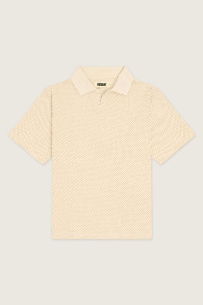 POLO WBMOUL MESH POLO OFF WHITE