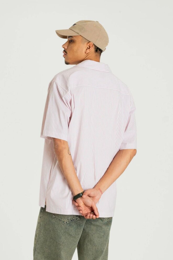 HEMD WBBANKS STRIPE SHIRT WHITE-PINK