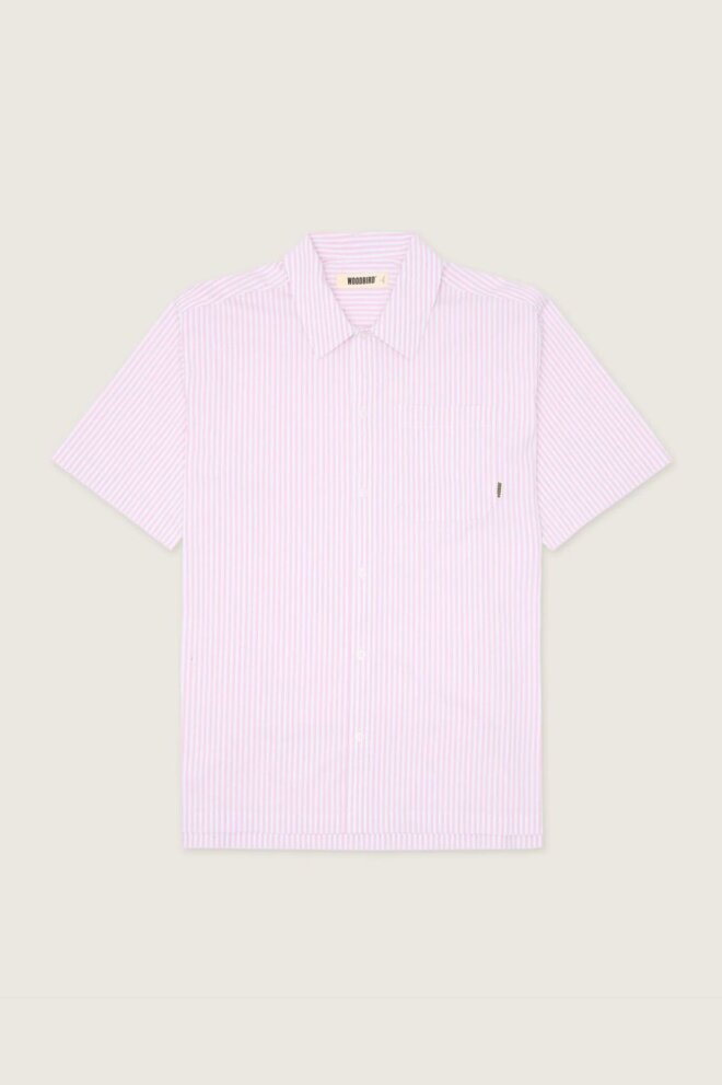 HEMD WBBANKS STRIPE SHIRT WHITE-PINK