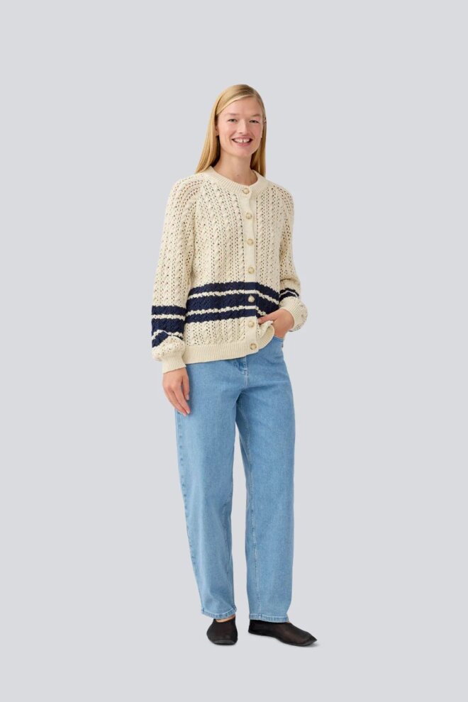 CARDIGAN METTEMD CARDIGAN SUMMER SAND
