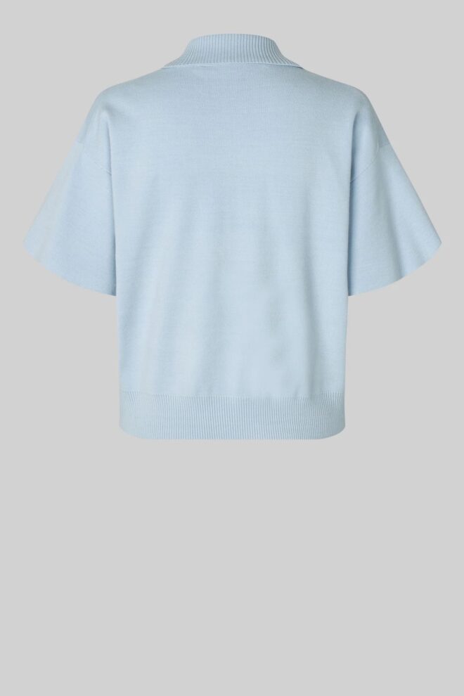 SHIRT NORALIE KNIT SS GRAY DAWN