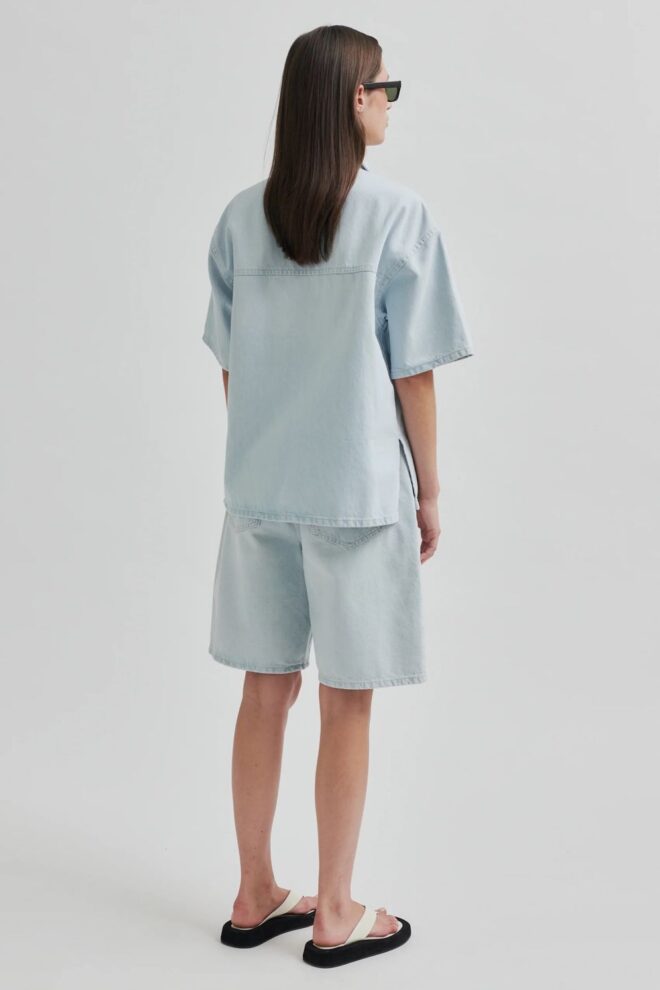 SHORTS FIRA BERMUDA SHORTS LIGHT BLUE DENI