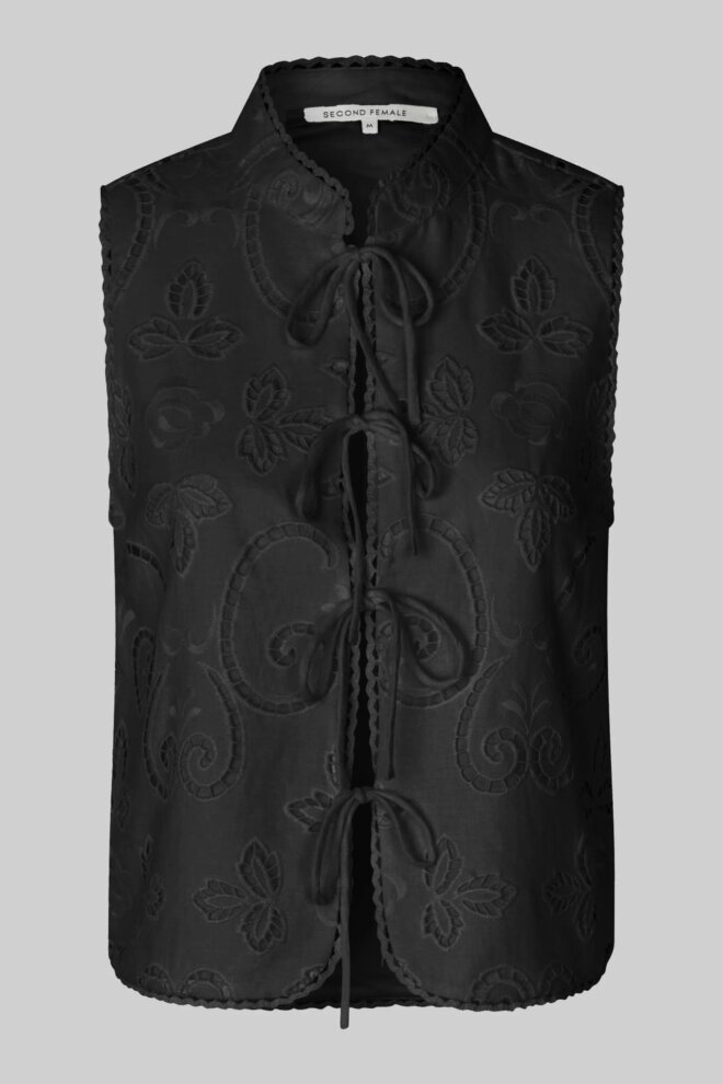 BLUSE VILMA TOP BLACK