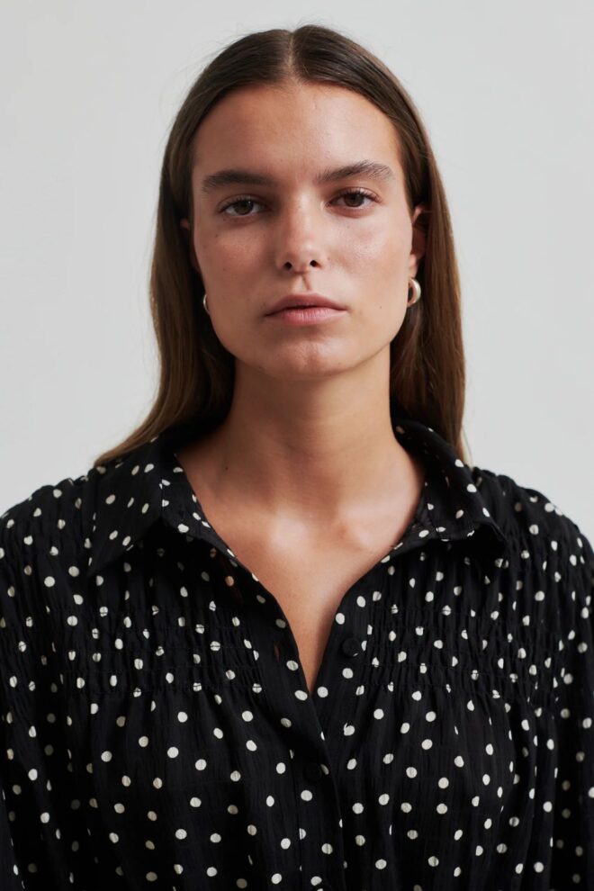 BLUSE TUVA SHIRT BLACK